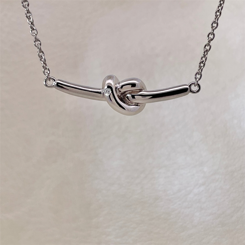 Sterling Silver and Diamond Pendant on adjustable Cable Chain