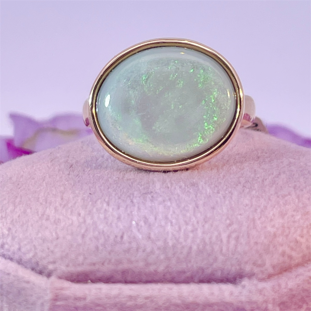 Yellow Gold and Opal Ring