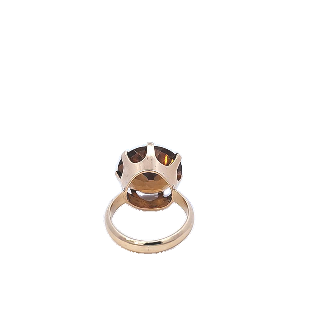 Gold and Citrine Ring